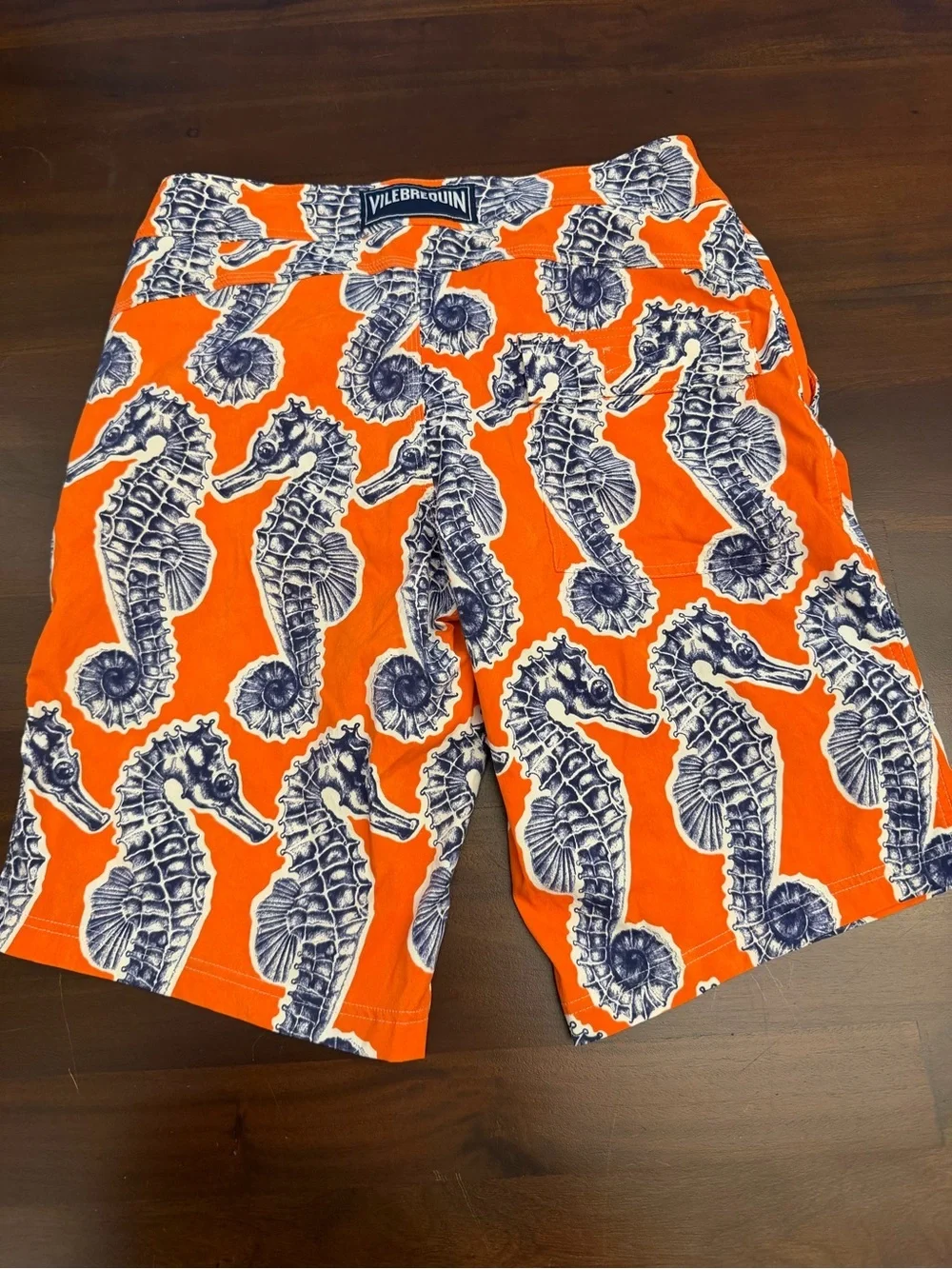 VILEBREQUIN Meia Seahorse Print Board Shorts Orange (M2)